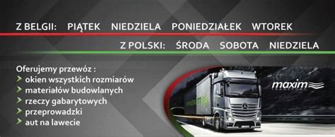 Komfortowe warunki przejazdu - przewozy międzynarodowe ludzi z Polski do Belgii!